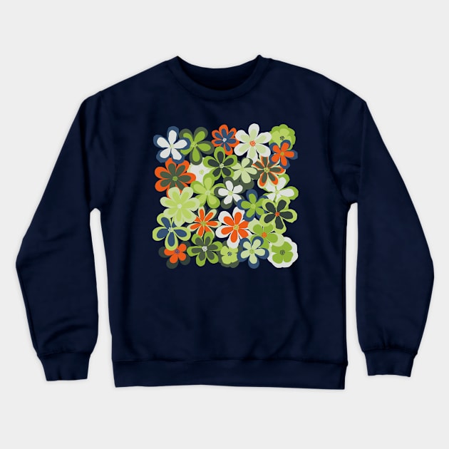 Flower Power Spring Fresh Edition Crewneck Sweatshirt by Xavier Wendling